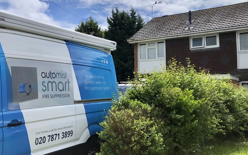 Fire suppression for home in Wolverhampton